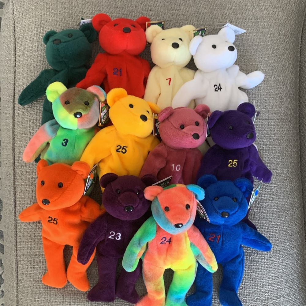 1998 Set of 12 Bamm Beanos
